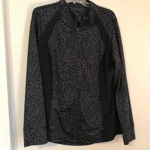 Leopard Print Activewear Jacket